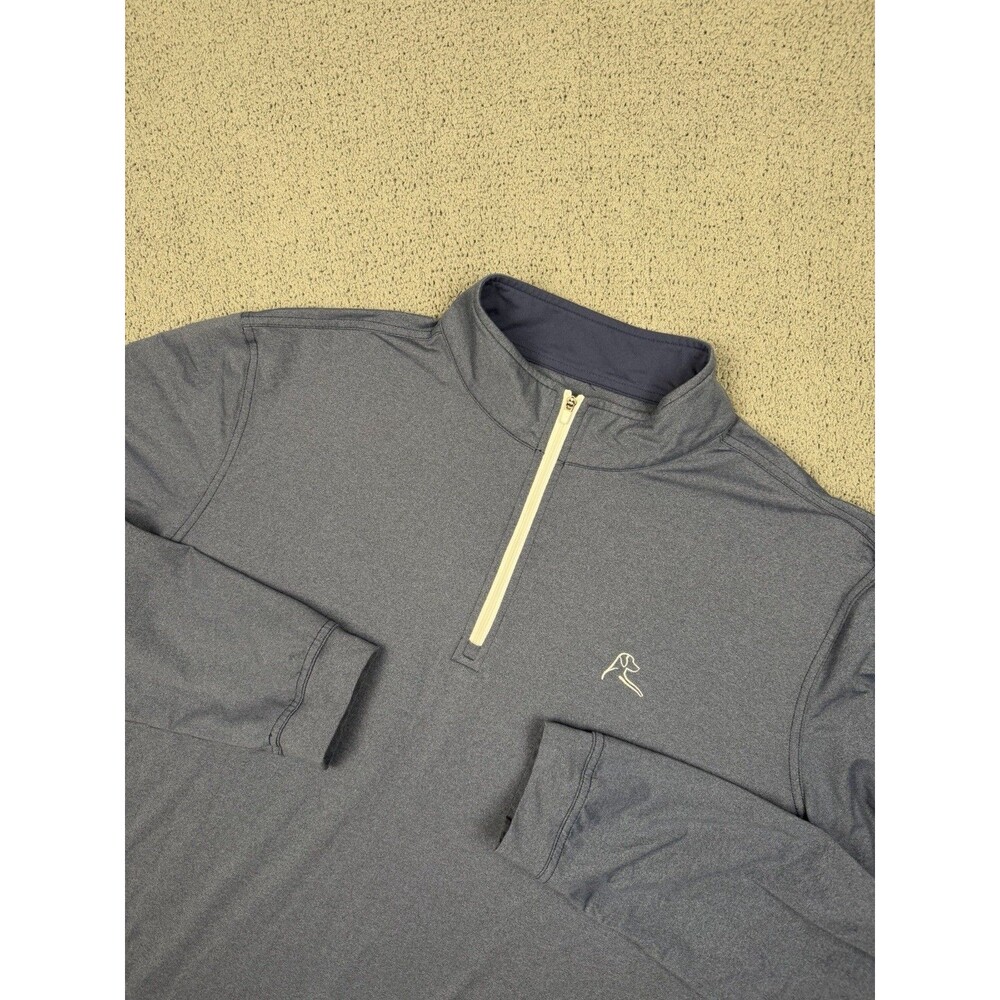 Rhoback Pullover Mens XL Blue Performance 1/4 Zip Golf Stretch Lightweight